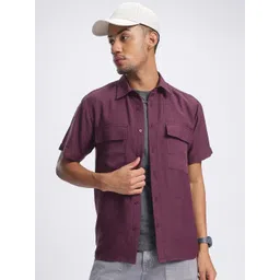 glitchez Multi-Pocketed Regular Fit Shirt-picture-14