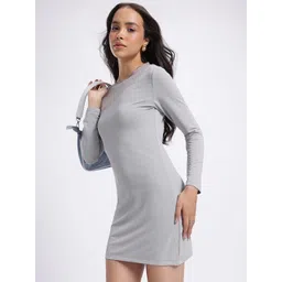 glitchez Pastel Paradise Sheer Panelling Mini Bodycon Dress-image-42