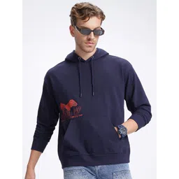 glitchez Playful Letters Print Drop-Shoulder Sleeves Oversized Terry Hooded Sweatshirt-picture-24