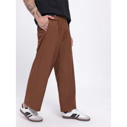 glitchez Pleated Baggy Fit Trousers-picture-35
