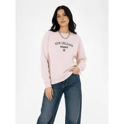 glitchez Printed Contrast Piping Sweatshirt-image-34
