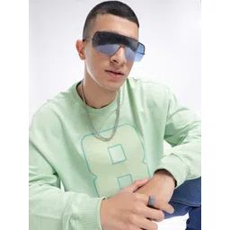 glitchez Retro Rally Printed Cotton Terry Relaxed Fit Sweatshirt-picture-11