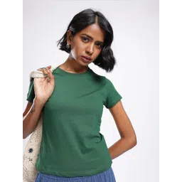 glitchez Round Neck Casual T-shirt-picture-10