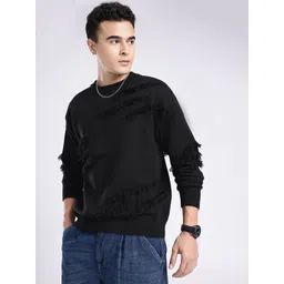 glitchez Round Neck Fringed Detail Knitted Pullover-picture-19