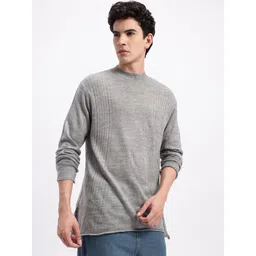 glitchez Self Striped Relaxed Fit Pullover-picture-28