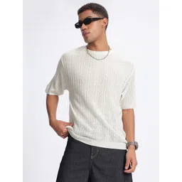 glitchez Sheer Knits Pure Cotton T-shirt-picture-30