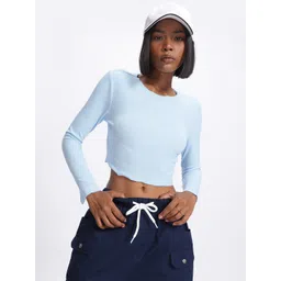 glitchez Slim Fit Crop Fitted Top-picture-20