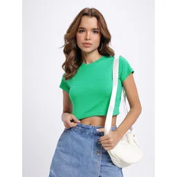 glitchez Slim Fit Crop T-shirt-picture-13