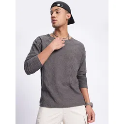 glitchez Snug Fit Textured Relaxed Fit Sweatshirt-picture-18