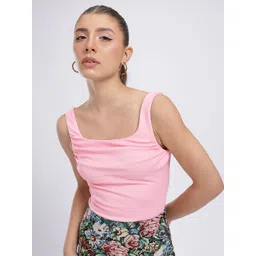 glitchez Square Neck Slim Fit Top-picture-40