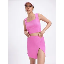 glitchez Sweetheart Style Smocked Cropped Co-Ords-picture-29