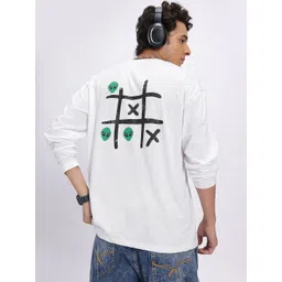 glitchez Tic Tac Edge Printed Oversized T-shirt-picture-34