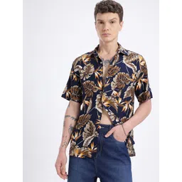 glitchez Tropical Print Relaxed Fit Shirt-picture-39