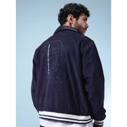 glitchez Typography Embroidered Oversized Corduroy Varsity Jacket-picture-40