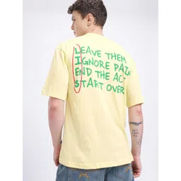 glitchez Typography Printed Drop-Shoulder Sleeves T-shirt-picture-19