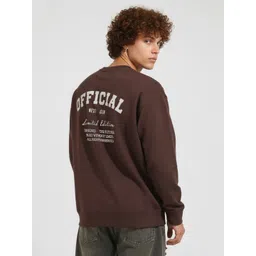 glitchez Typography Printed Oversized Sweatshirt-picture-28