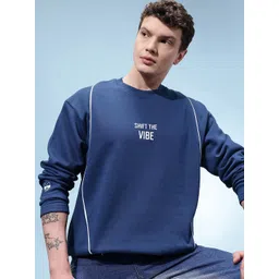 glitchez Typography Printed Panelled Sweatshirt-picture-25