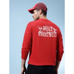 glitchez Typography Printed Round Neck Sweatshirt image 1