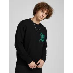 glitchez Typography Self Design Relaxed Fit Pullover-picture-37
