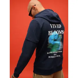 glitchez Urban Bloom Printed Cotton Terry Hooded Sweatshirt-picture-32