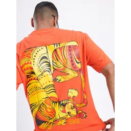 glitchez Urban Cool Graphic Printed Relaxed Fit T-shirt-picture-18