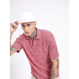 glitchez Urban Cool Polo Collar Oversized T-shirt-picture-32