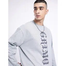 glitchez Urban Cool Printed Relaxed Cotton Terry Sweatshirt image 3