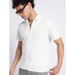 glitchez Urban Cool Self Design Textured Casual Shirt-picture-35