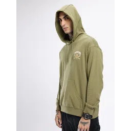 glitchez Urban Savvy Printed Cotton Terry Oversized Hooded Sweatshirt image 5