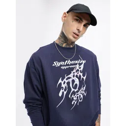 glitchez Urban Savvy Printed Cotton Terry Oversized Sweatshirt-picture-16