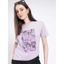 glitchez Urban Savvy Printed Relaxed Fit Longline T-shirt image 1