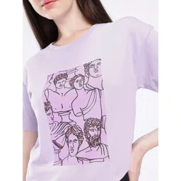 glitchez Urban Savvy Printed Relaxed Fit Longline T-shirt image 4