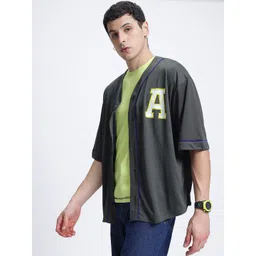 glitchez Varsity Vibes Drop-Shoulder Oversized Shirt-picture-34