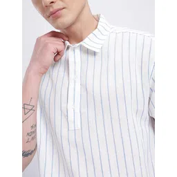 glitchez Vertical Striped Relaxed Fit Shirt image 2
