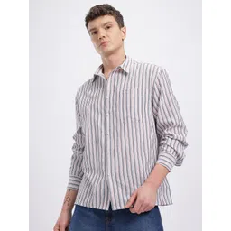 glitchez Vertically Striped Relaxed Fit Shirt-picture-16