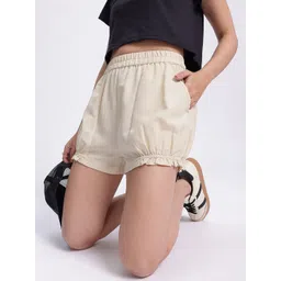 glitchez Women Casual Chic Shorts-image-5