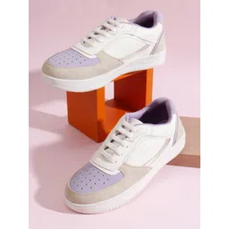 glitchez Women Colourblocked Lace Ups Everyday Sneakers-picture-15