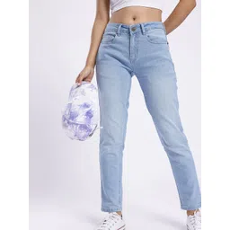 glitchez Women Slim Fit Light Fade Stretchable Jeans-picture-37