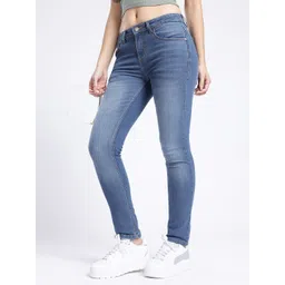 glitchez Women Slim Fit Light Fade Stretchable Jeans-picture-14