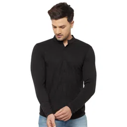 GLITO Comfort Mandarin Collar Cotton Casual Shirt-picture-34