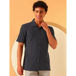 GLITO Men Multi Stripes Opaque Striped Casual Shirt-picture-40