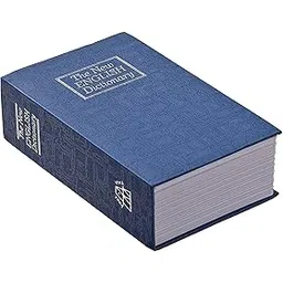 GLIVE (LABEL) English Dictionary Diversion Book Safe Money Jewelry Passport Valuables Storage Box Book Safe Dictionary Style Iron Locker Jewellery Home Hidden Box Book Safe, Combination Lock-image-31