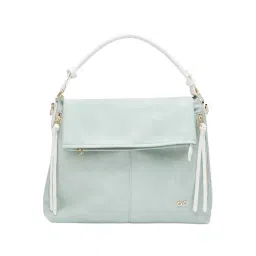 glo by globus Globus Women Mint Green Textured Vegan Leather Hobo Bag-picture-21