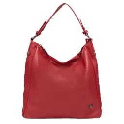 glo by globus Globus Women Red Textured Vegan Leather Hobo Bag-picture-28