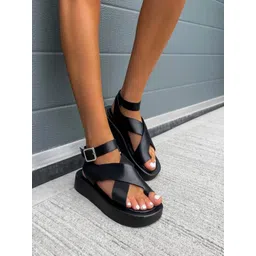 GLO GLAMP Women Flatform Sandals-picture-16