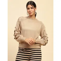 Global Republic Beige Embroidery Pullover-picture-15