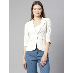 Global Republic Beige Regular fit Blazer-picture-21