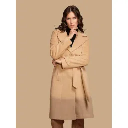 Global Republic Beige Tweed Regular Fit Coat-picture-23