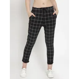 Global Republic Black Checks Trousers-picture-28