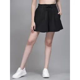 Global Republic Black Cotton Shorts-picture-40